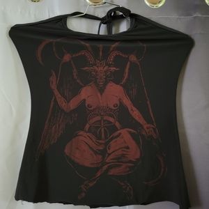 Toxic Visions Baphomet Halter Top